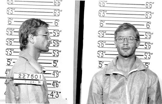 Jeffrey Dahmer arrestatie foto