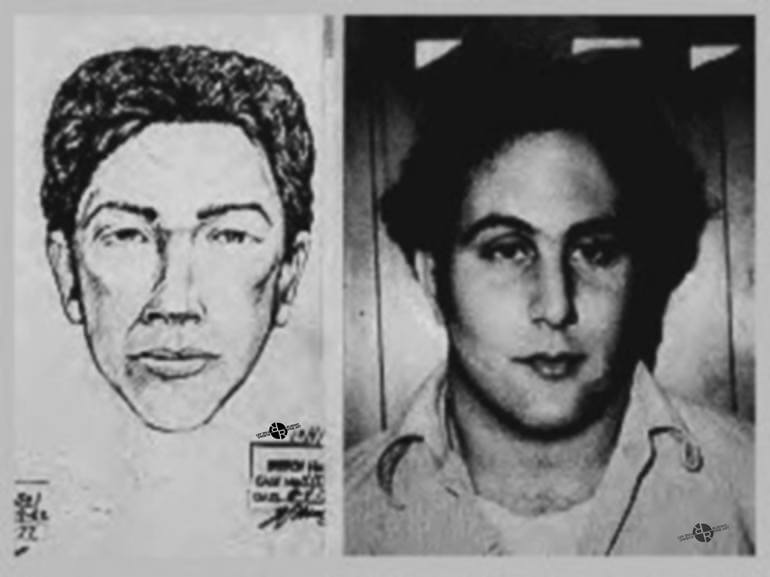 Police Sketch of Son of Sam Serial Killer David Berkowitz